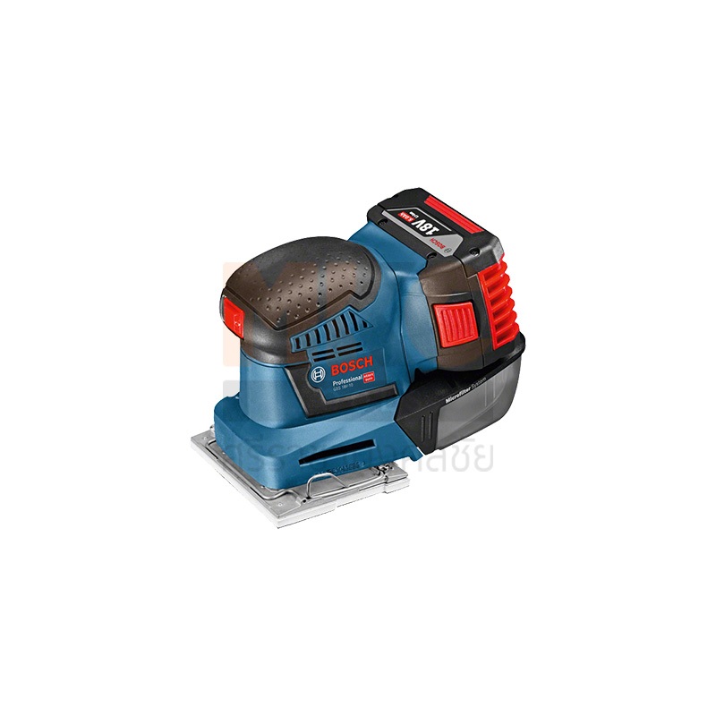 เครื่องขัดกระดาษทรายไร้สาย 4X4" GSS 18V-10 เครื่องตัวเปล่า + L-Box , 4X4" GSS 18V-Li  ครื่องตัวเปล่า BOSCH
