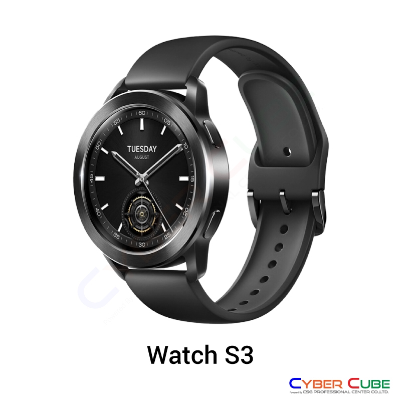 Xiaomi Mi Watch S3 (51590) [XMI-BHR7874GL] Black / สีดำ ( นาฬิกาอัจฉริยะ / สมาร์ทวอทช์ ) SMART WATCH
