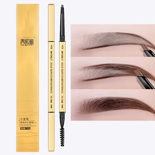 N430 MYONLY ดินสอเขียนคิ้ว 2 in 1 แบบหมุนอัตโนมัติ พร้อมแปรง สีชัด ติดทนนาน กันน้ำกันเหงื่อ