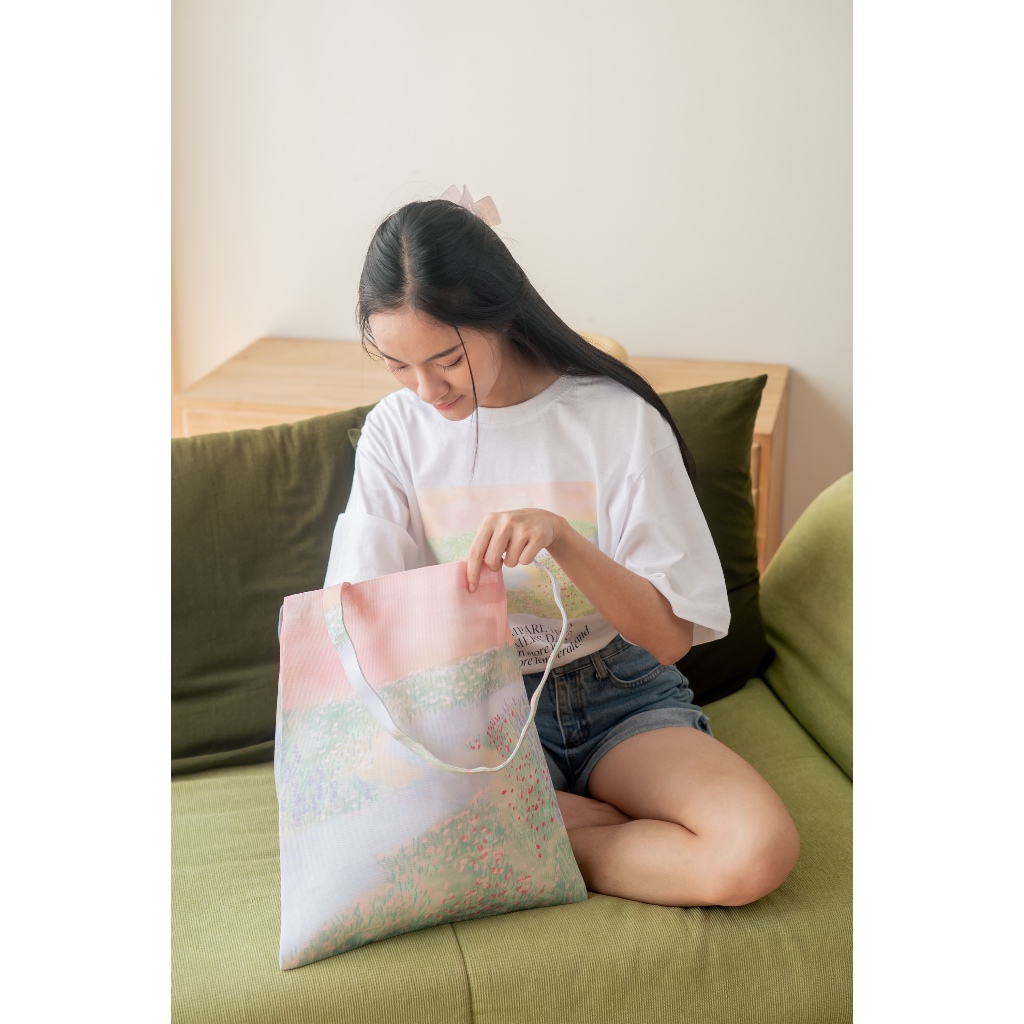 ✨NEW✨Vibes.brandd⌇Charlotte & Sogen tote bag - กระเป๋าผ้าแคนวาส