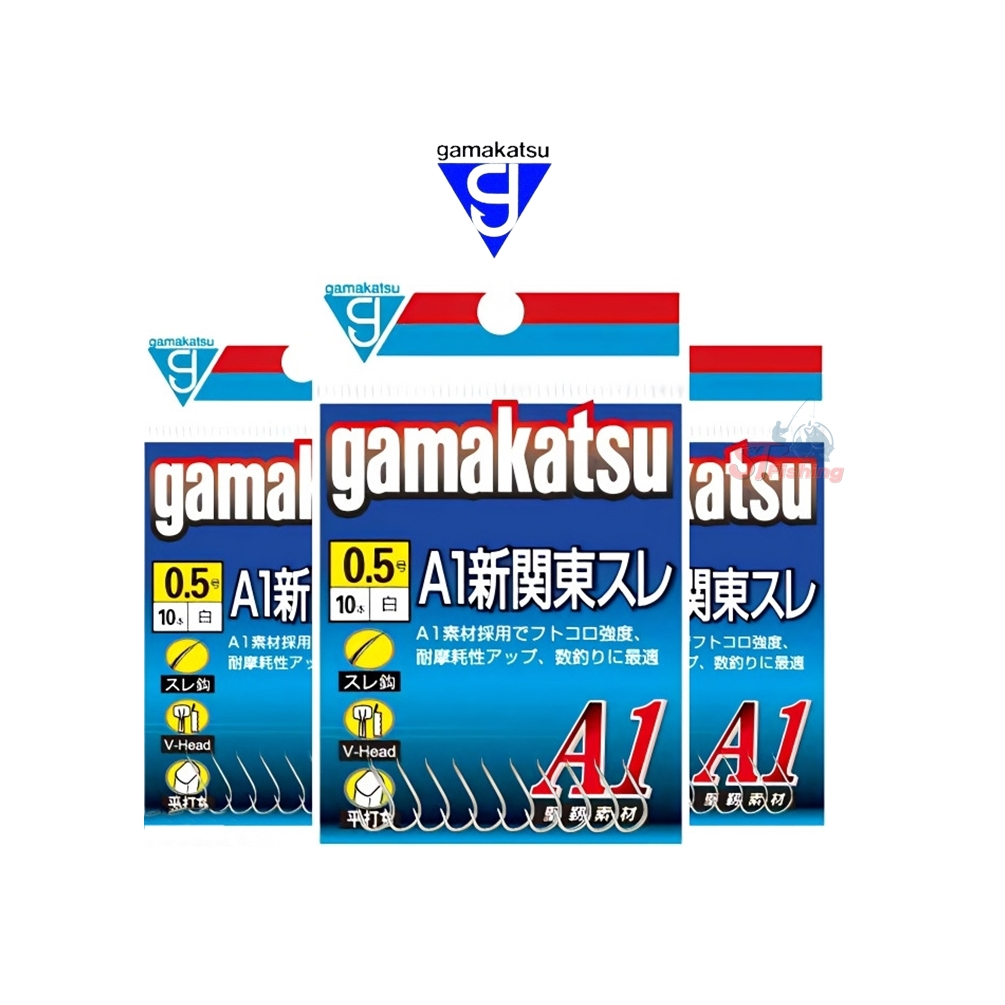 ตัวเบ็ด Gamakatsu ทรง A1 (ไร้เงี่ยง)
