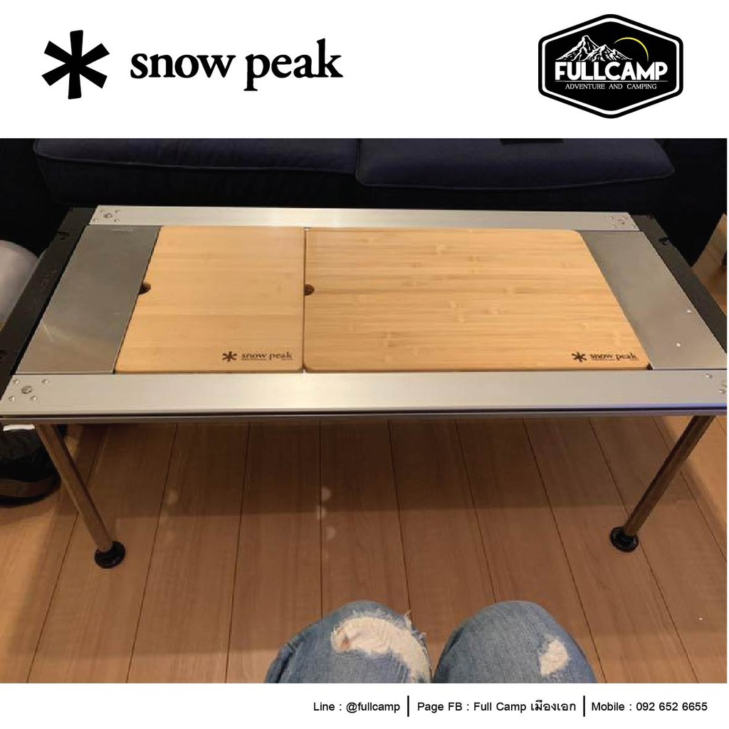 Snow Peak IGT Wood Table Bamboo Top (Single / Double) ท็อปไม้ไผ่สำหรับโต๊ะ IGT - รูปที่ 5