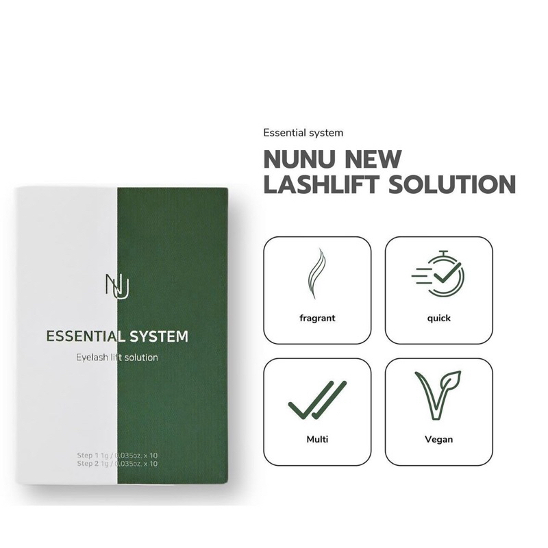 น้ำยาลิฟติ้ง น้ำยาดัดขนตาเกาหลี 1 ชุด Essential system