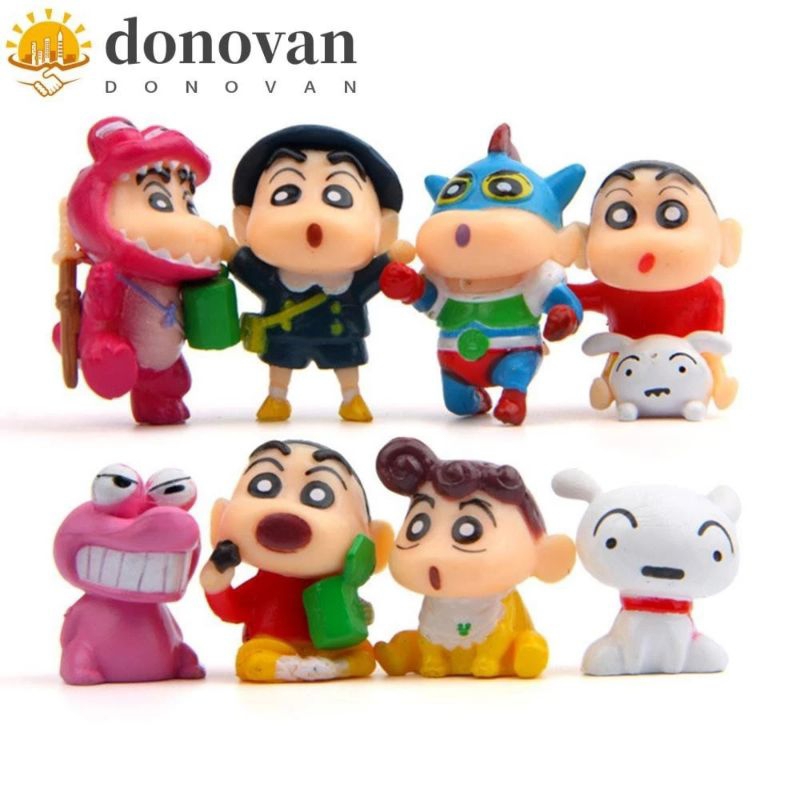 ตุ๊กตาแต่งเค้ก ชินจัง pvc (งานขายเป็นชุด)