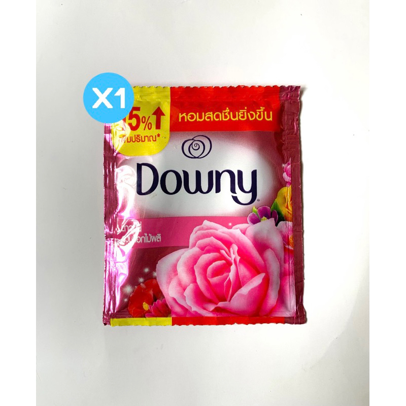 Downy ดาวน์นี่ น้ำยาปรับผ้านุ่ม กลิ่น สวนดอกไม้ผลิ  1 ซองเล็ก 23 มล.