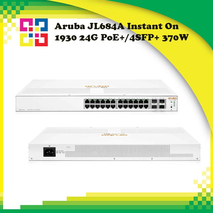 Aruba JL684A Instant On 1930 24G PoE+/4SFP+ 370W