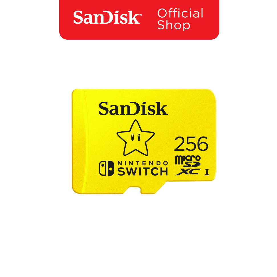 SanDisk microSDXC for the Nintendo Switch 256GB (SDSQXAO-256G-GNCZN)