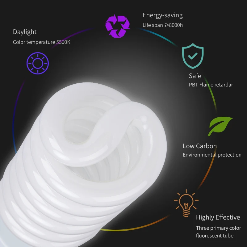 E27 220V 150W 5500K Lampadina per studio fotografico Luce video
