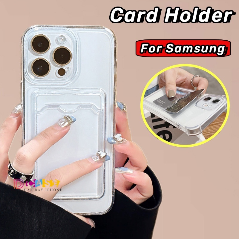 เคสโทรศัพท์มือถือ ซิลิโคนนิ่ม ป้องกันกระแทก สีโปร่งใส For Samsung A54 A11 A04E A53 A50S A30S A52 A34 A23 A22 S23 Ultra