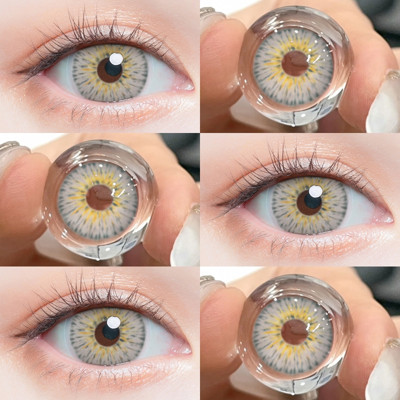 (COD)Eyeshare Newyork คอนแทคเลนส์สีธรรมชาติคอนแทคเลนส์ธรรมชาติแต่งหน้าประจำปีเลนส์ 14.2 มม.