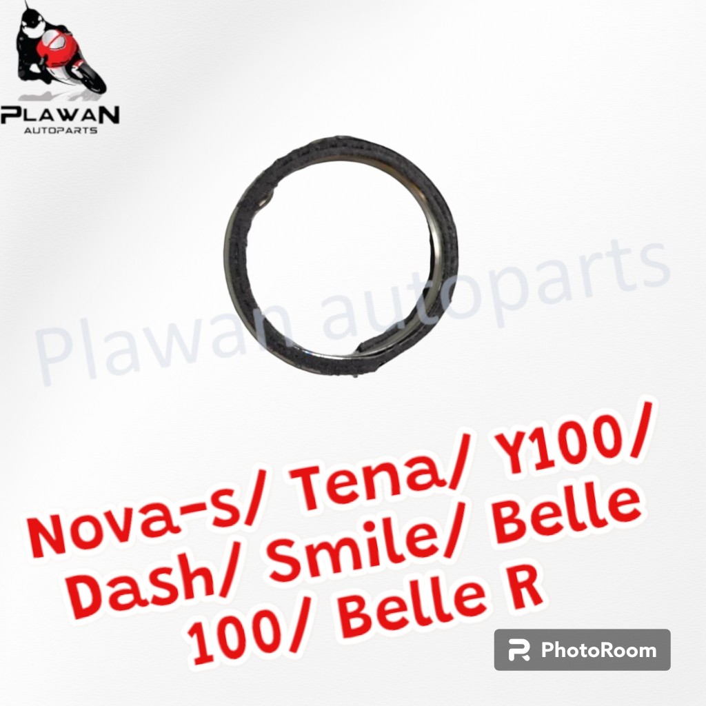 ประเก็นปากท่อ ประเก็นคอท่อ เดิม Ninja Nova-s/ Nova/ Tena/ Y100/ Dash/ Smile/ Belle 100/ Belle-R ปะเก็น มอเตอร์ไซด์