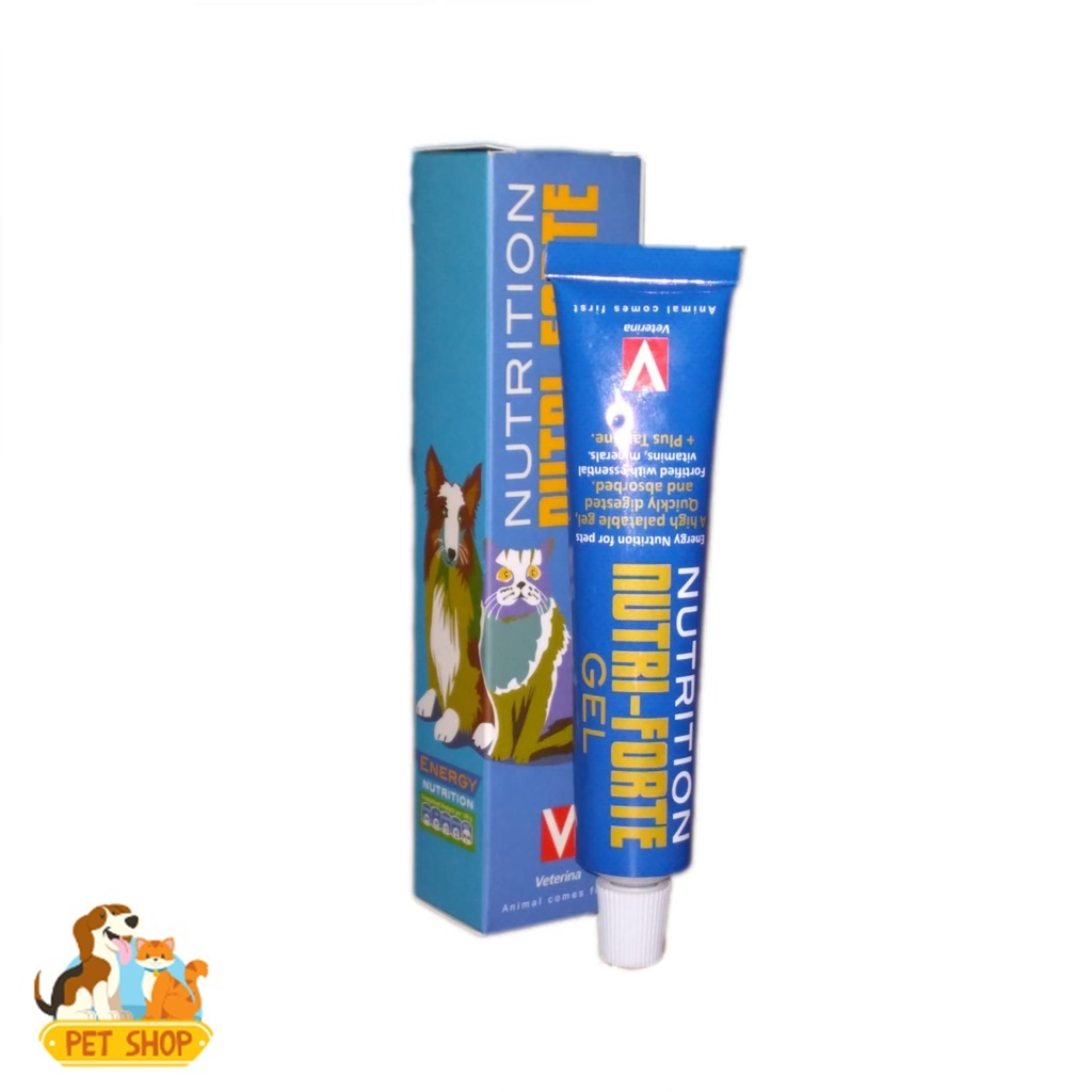 NUTRI-FORTE GEL เจลพลังงาน อาหารเสริม สัตว์ป่วย ไม่กินอาหาร 30 g