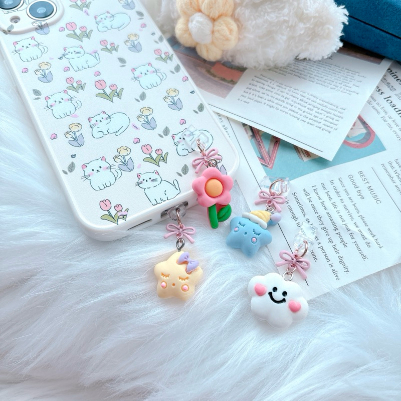 [พร้อมส่ง] จุกกันฝุ่น ipad, iphone, android จุกหูฟัง จุกกันฝุ่นโทรศัพท์, สินค้าDiy