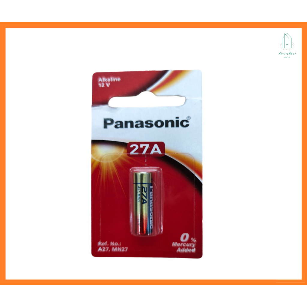 PANASONIC LRV27A ถ่าน27A ถ่านเบอร์27 ถ่าน battery ถ่านรีโมท27A ถ่าน12V ถ่านอัลคาไลน์27A แพ็ค 1ก้อน