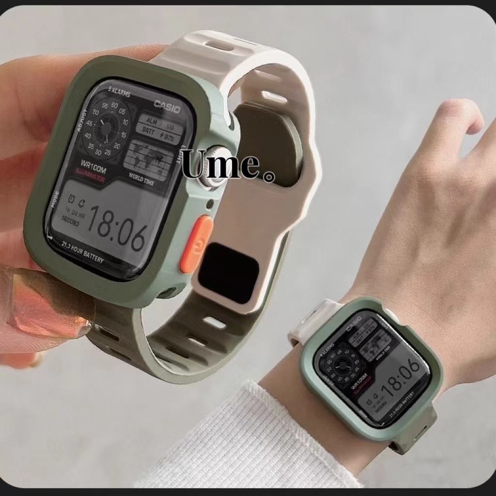 taro สายนาฬิกา smart watch ไนลอนสําหรับ Watch11 10 9 8 ultra 7 6 5 4 3 2 1 41/44/45/40/46mm สายสําหรับแอปเปิ้ลวอช