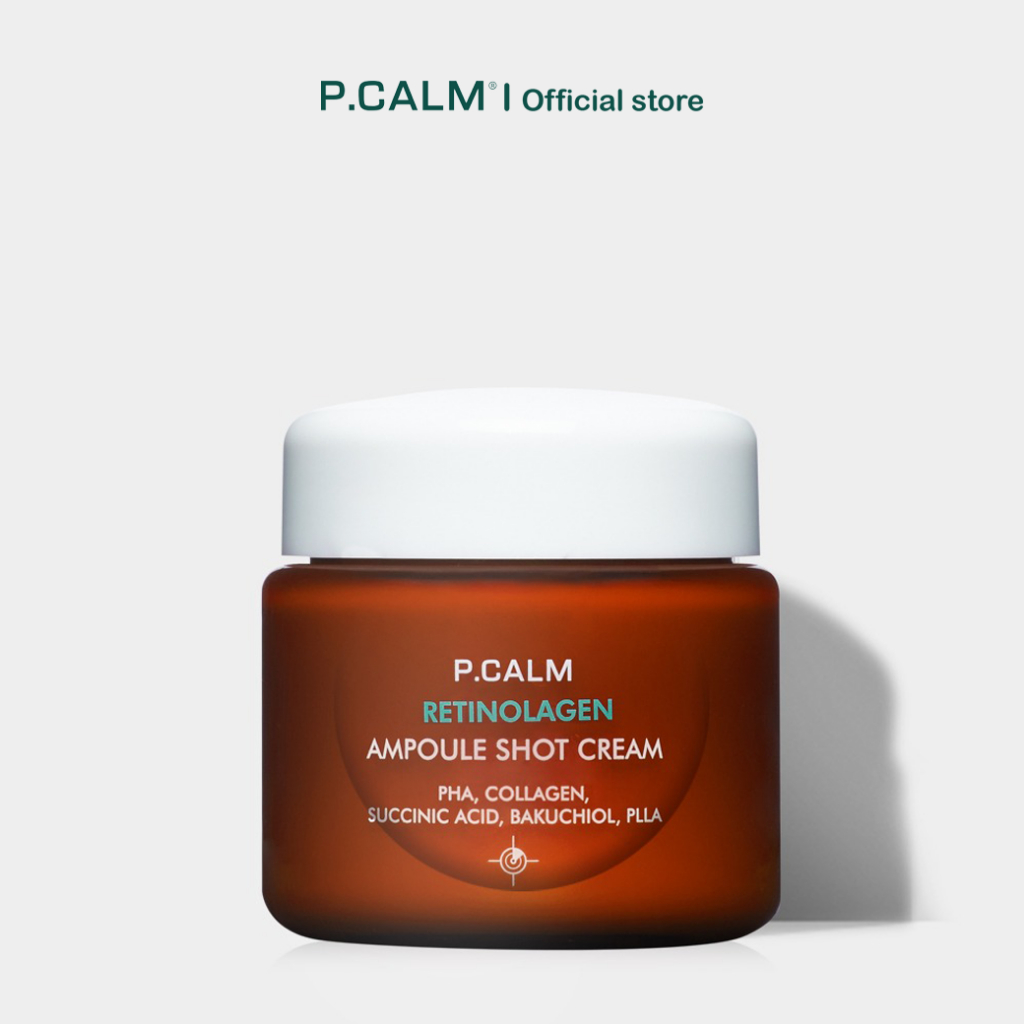 [P.CALM]Retinolagen Ampoule Shot Cream 60ml/มอยเจอร์ไรเซอร์บำรุงเพื่อผิวที่มีปัญหารูขุมขน