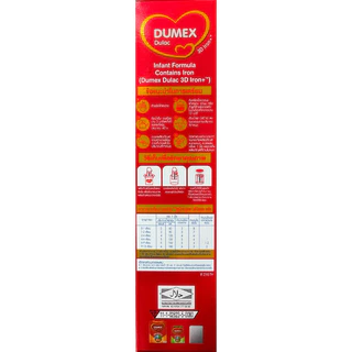 [ขายยกลัง-12กล่อง] โฉมใหม่ นมผง ดูแลค สูตร 1 550 ก ขายยกลัง Dumex Dulac 3D IRON+