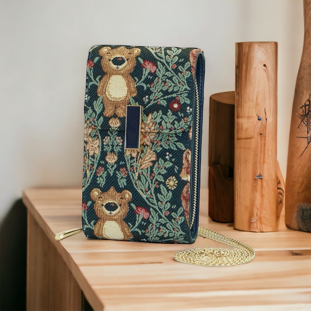 Henney bear HW-072 กระเป๋าใส่โทรศัพท์ Phone bag ลาย Bear&amp;Fox