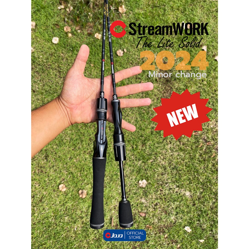 New 2024 !! คันเบ็ด StreamWORK ต่อโคน 512 XUL 1-5lb รุ่น The Lite Solid