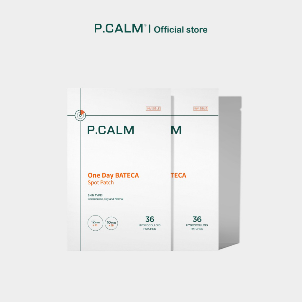 [P.CALM]One Day BHATECA Spot Patch 36ea (10mm/12mm)1ชิ้น