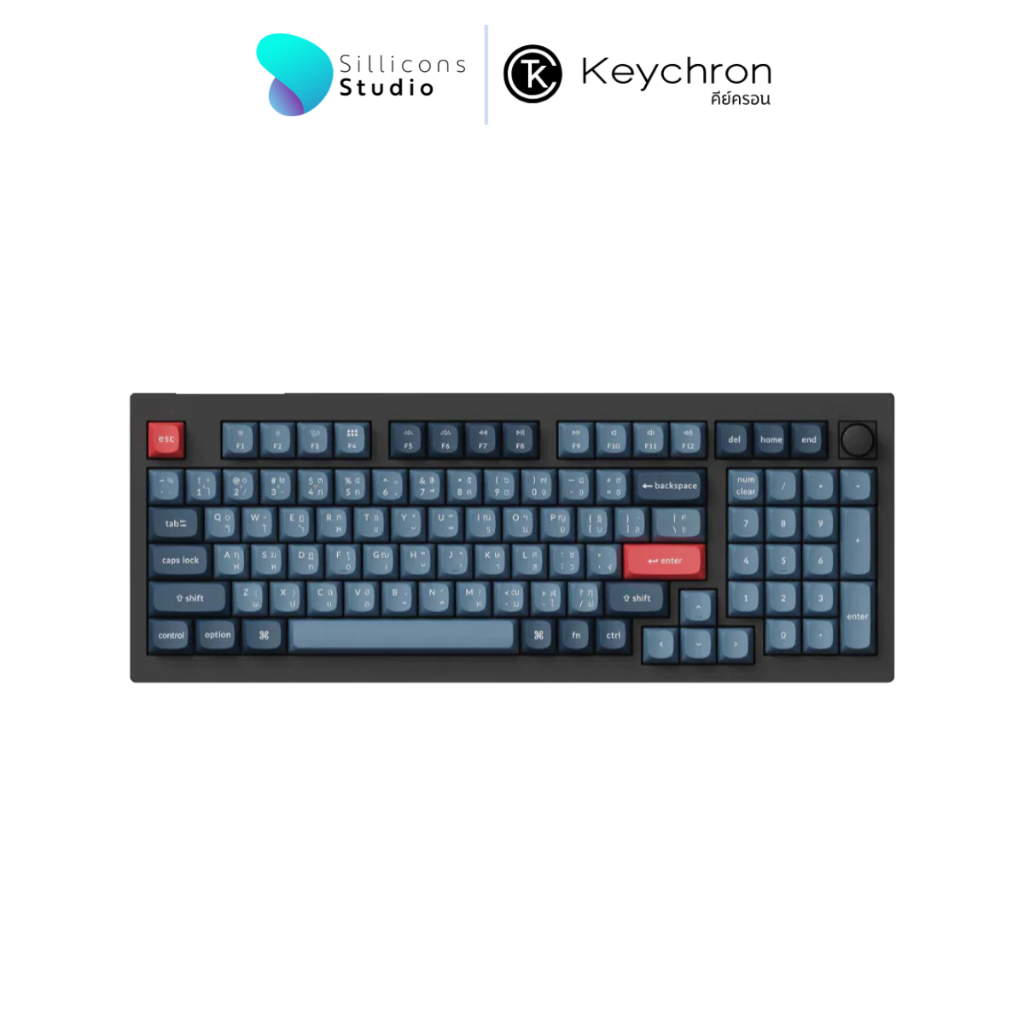 Keychron V5 MAX QMK/VIA Wireless Mechanical Keyboard (ภาษาไทย)