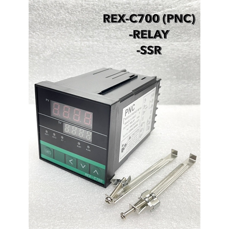 Digital 220V PID RELAY/SSR C700 Temperature Controller ขนาด72×72 พร้อมส่งPNC