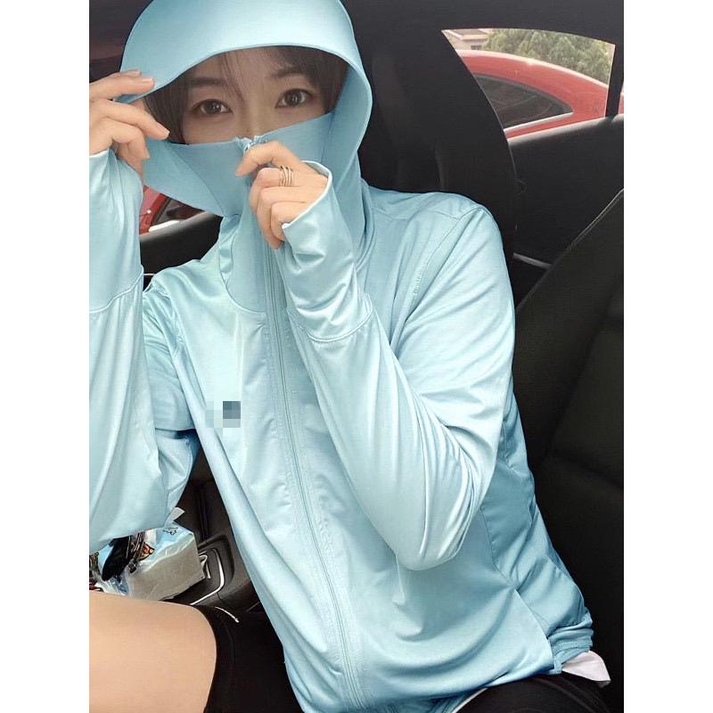 เสื้อแขนยาว sport เสื้อกันแดด กันแสงUV ผ้าบาง ระบายอากาศได้ดี