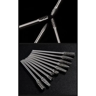 หัวเจียรคาร์ไบด์ แกน3มิล หัวโต4มิล - Carbide Rotary Files