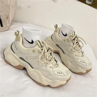 (พร้อมส่งจากไทย)2026 รองเท้าผู้หญิงกําลังฮิต รองเท้าผ้าใบ ลำ…