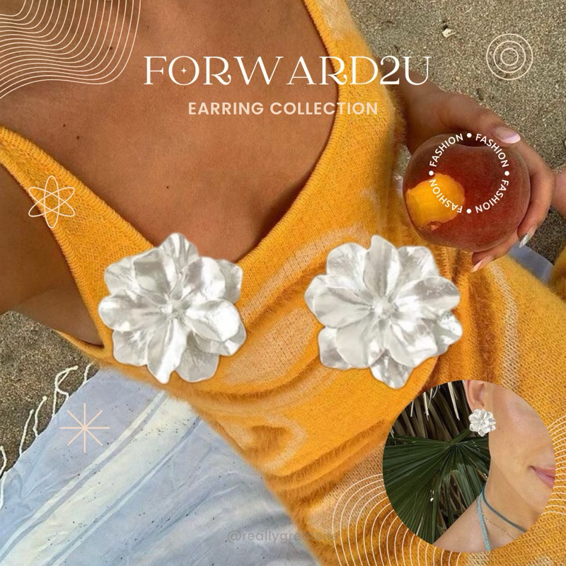 Earring🐚✨ ต่างหูทะเล ต่างหูเปลือกหอย ปลาดาว แฟชั่นทะเล✨ Summer accessory🌊