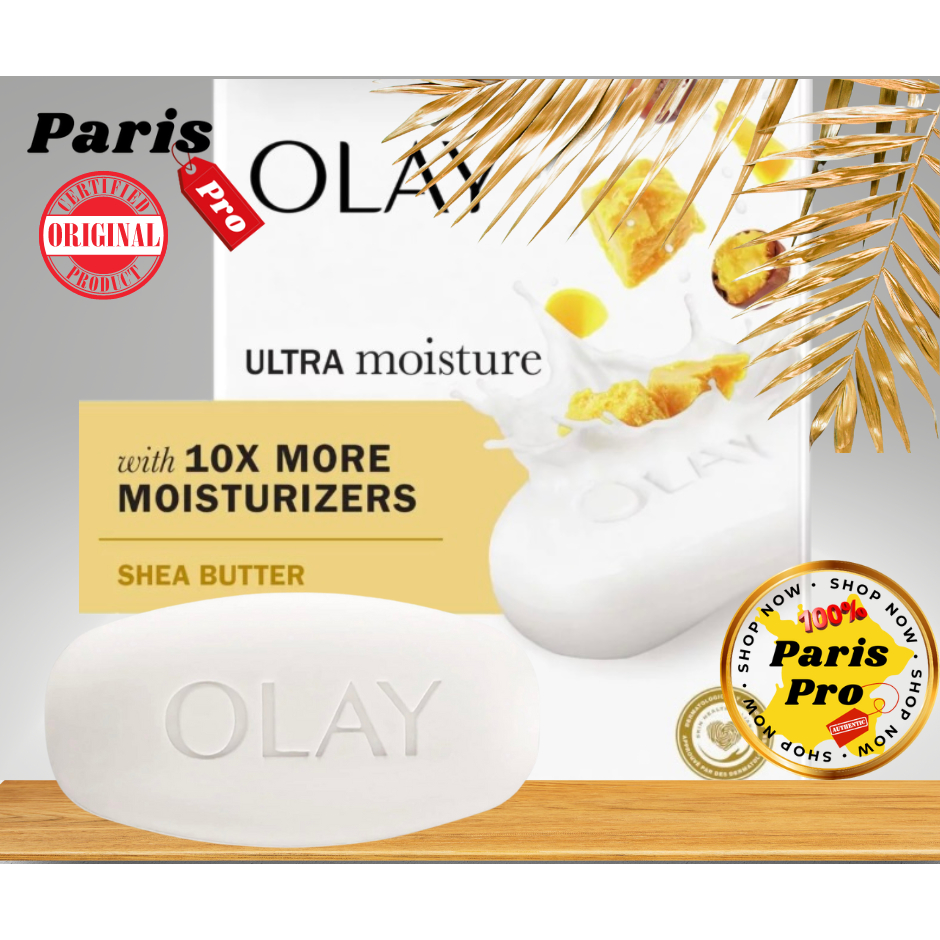 สบู่โอเลย์ ใช้ได้กับผิวหน้า Olay Beauty Bar Soap with Shea Butter 1 ก้อน 106 g ของแท้จากอเมริกา ไม่เละ !!