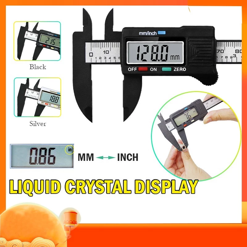 🔥การวัดที่แม่นยำ🔥 digital vernier caliper เวอร์เนียร์วัดความยาว ความละเอียดสูง ดิจิตอล เวอร์เนียร์ คาลิปเปอร์