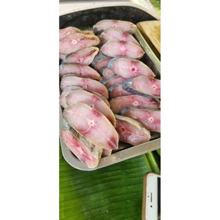 ปลาอินทรีย์หอมเค็มหมักเรือ หั่นชิ้น บรรจุแพค7ชิ้นน้ำหนักรวม3…