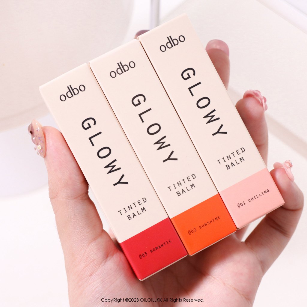OD5004 โอดีบีโอ โกลว์วี่ ทินส์ ปาล์ม Odbo Glowy Tint Balm