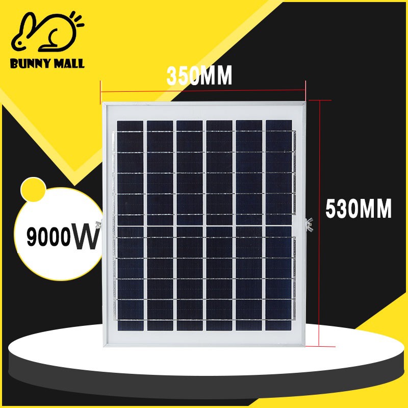 Bunny 【รับประกัน10ปี】 9000W แผงโซล่าเซลล์ แผงโซล่าเซลล์ มีสายไฟด้านหลั แผงพลังงานแสงอาทิตย์ SOLAR PANEL