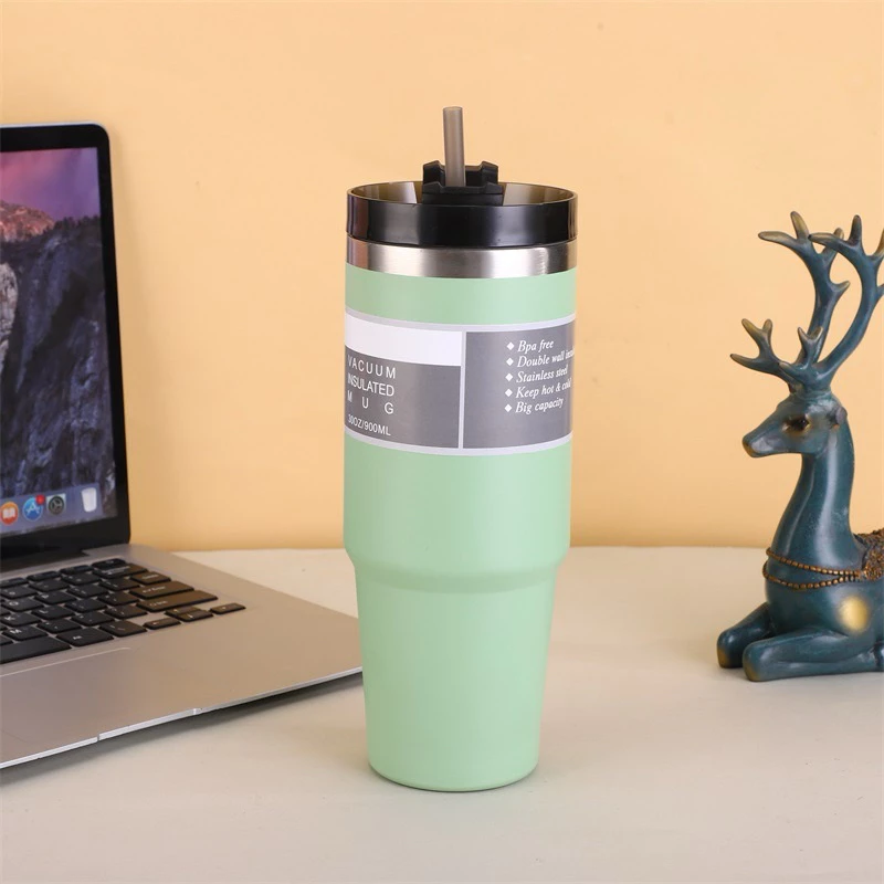 แก้วเก็บความเย็น 20-40OZ แสตนเลสแท้ 304 ไอน้ำไม่เกาะ พร้อมส่ง thumbnail 4