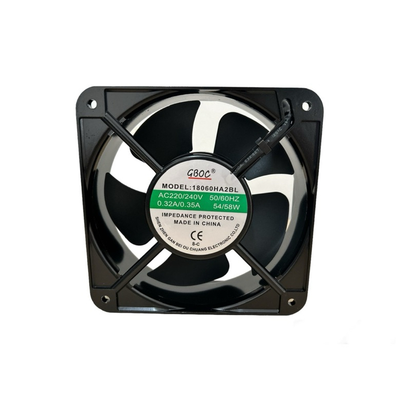 พัดลมระบายความร้อน7" พัดลม7นิ้ว พัดลม  TA-18060HA2BL AC220V/240V 50/60HZ 0.32A/0.35A 54/58W
