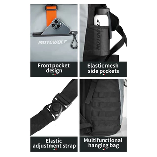 MOTOWOLF MDL 0716 Backback กระเป๋าเป้สะพายหลัง กันน้ำกันฝน สำหรับใส่ขับขี่มอเตอร์ไซด์