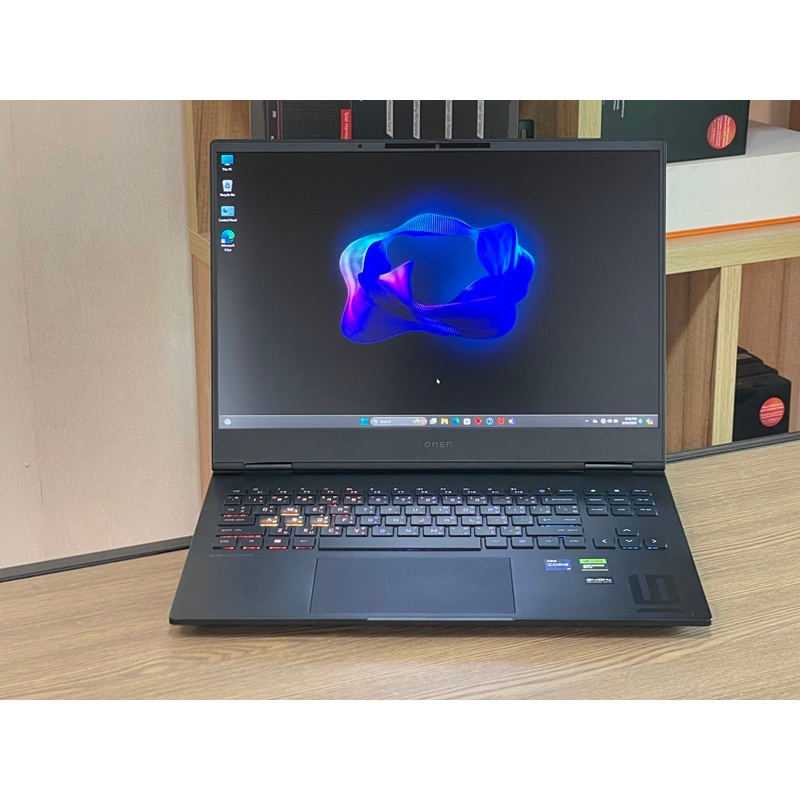 HP Omen Transcend 16-u0054TX i9-13900HX SSD1TB RAM32GB RTX 4070 (8GB GDDR6) 240Hz 2K สินค้ามือสองอุป