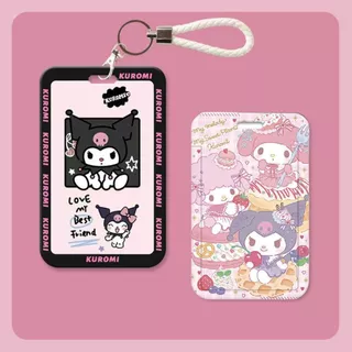 ที่ใส่บัตร พร้อมสายคล้องมือ ลายการ์ตูน ป้ายห้อยบัตรนักเรียน/บัตรพนักงาน ใส่คีย์การ์ด