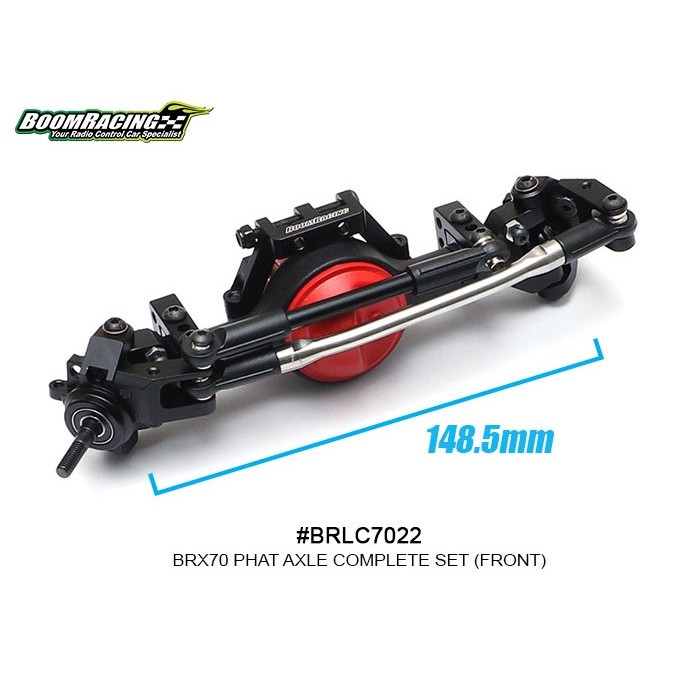 Boom Racing Complete Front Assembled BRX70 PHAT™ Axle Set w/ AR44 HD Gears Part: BRLC7022