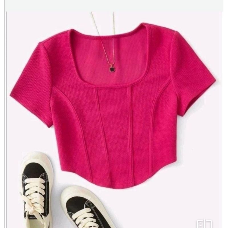 +MIMI​ สาวอวบ​ อก36-40นิ้ว เสื้อครอปสาวอวบ เกาะอก เสื้อสายเดี่ยว**สินค้าพร้อมส่ง​ *