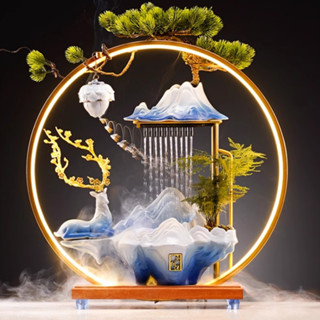 โคมไฟกวางเซรามิก (17แบบ)  แท่นวางโมเดิร์นน้ำตก โคมไฟน้ำตก สี…