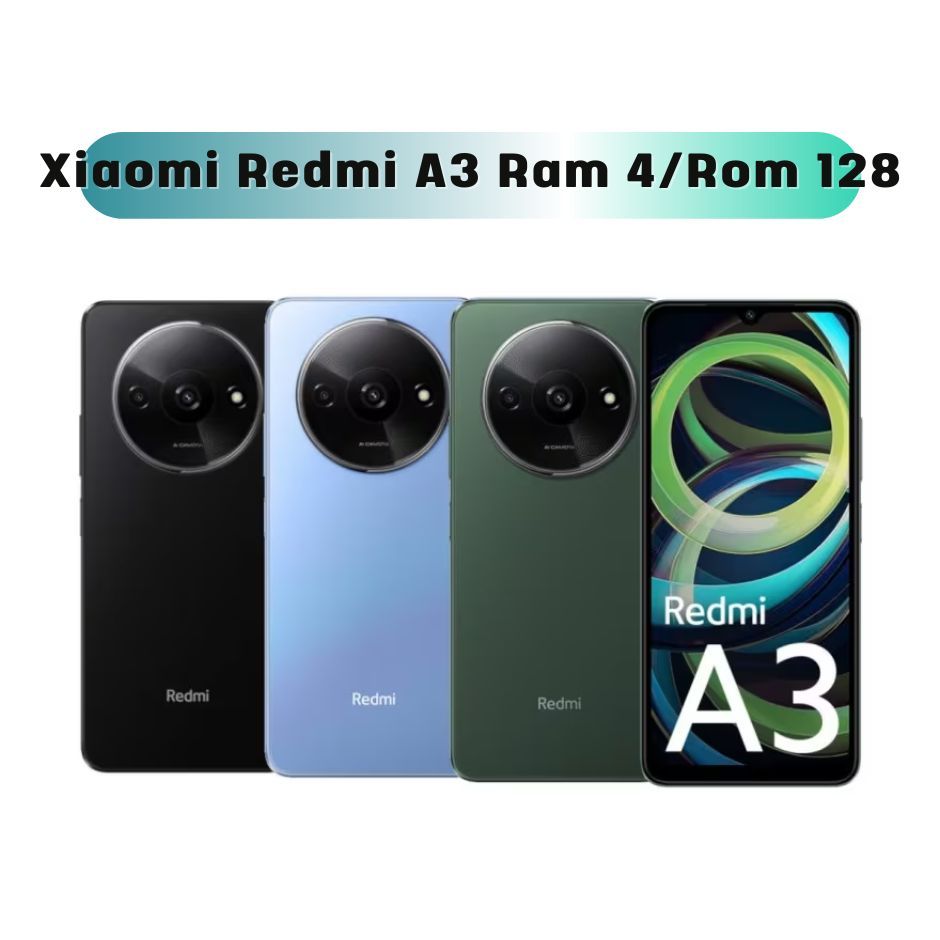 โทรศัพท์มือถือ Xiaomi Redmi A3 หน้าจอ 6.71 นิ้ว Ram 4GB/Rom 128GB รับประกันศูนย์ 1 ปี