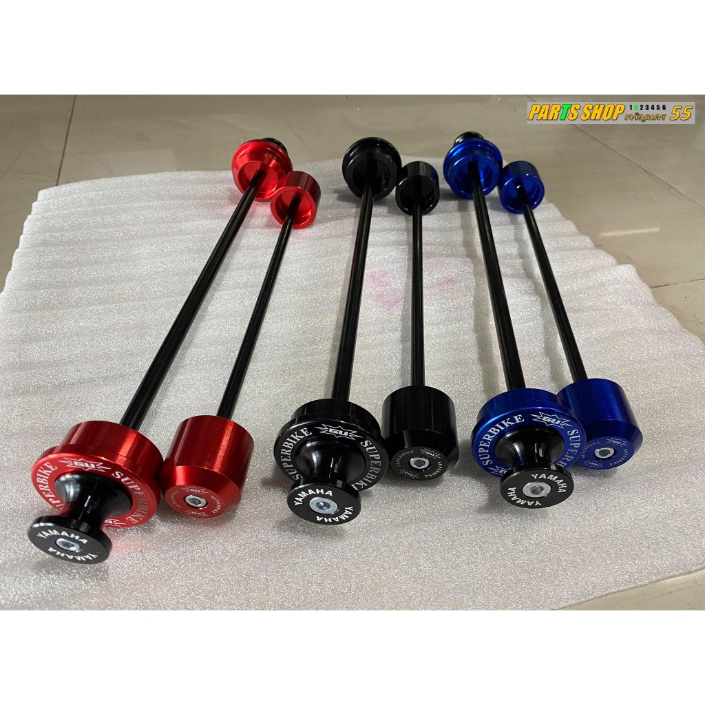 กันล้มหน้า-หลังมาพร้อมตัวยกสปูนสำหรับตั่งสแตน ตรงรุ่น YAMAHA MT07
