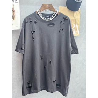 พร้อมส่ง🧸เสื้อยืดโอเวอร์ไซส์ Oversize No.23 เสื้อแต่งขาด