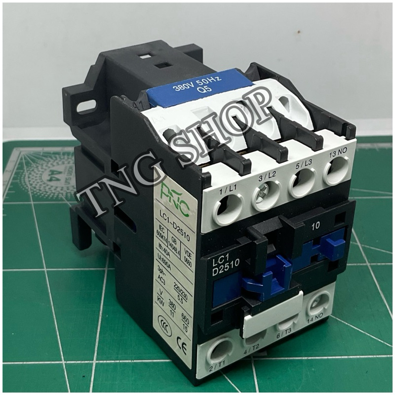 LC1-D2510  lth=40A Ui=690V คอยด์ 220VAC / 380VAC แมกเนติก CJX2-25 CJX22510 LC1D2510 MAGNETIC CONTACT