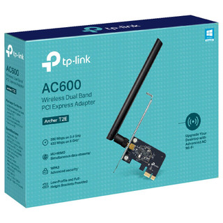 TP-Link การ์ดไวไฟ Archer T2E AC600 Wireless Dual Band PCI Express Adapter ตัวรับสัญญาณ WiFi สำหรับคอมพิวเตอร์พีซี