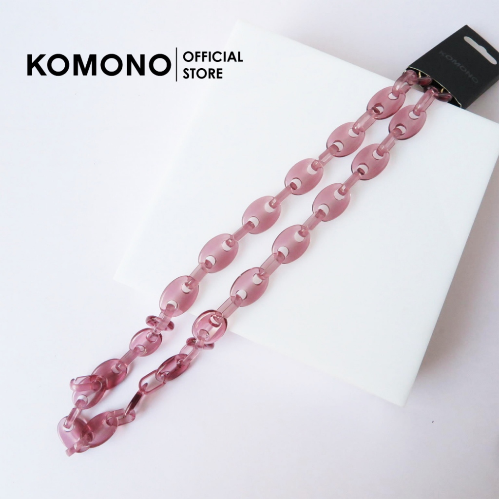 KOMONO Cord Puffed Mariner Jam สายคล้องแว่น สีชมพู