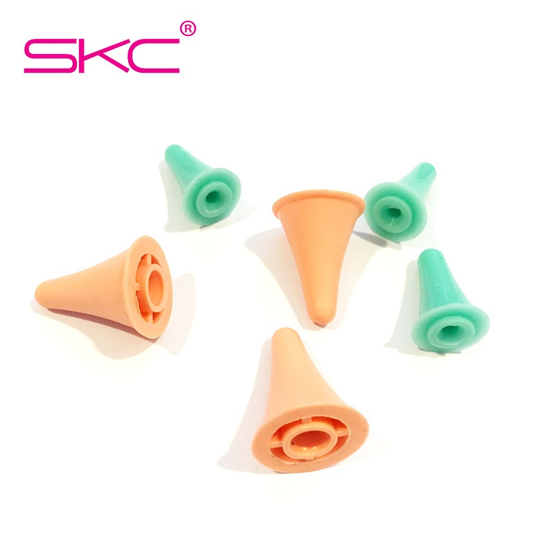 SKC จุกยางปิดปลายไม้นิตติ้ง คละสี 1 แพ็ค มี 2 ขนาด, ขนาดละ 2 ชิ้น บรรจุถุงพลาสติก
